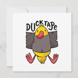 Funny Duck Tape Invitation