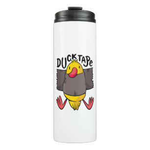 Funny Duck Tape Thermal Tumbler