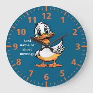 Funny duck Wall Clock