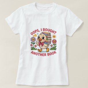 Funny Duck with Books – Book Lover Gift T-Shirt