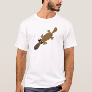 Funny Duckbill Platypus Art T-Shirt
