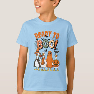 Funny Ducks Ready to Boo Halloween T-Shirt