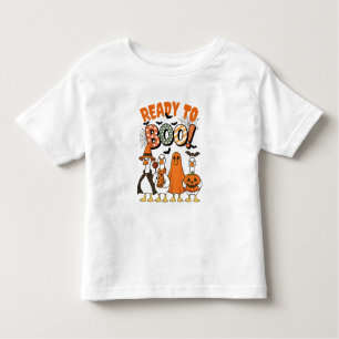 Funny Ducks Ready to Boo Halloween Toddler T-Shirt