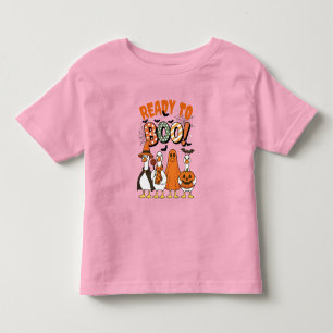Funny Ducks Ready to Boo Halloween Toddler T-Shirt