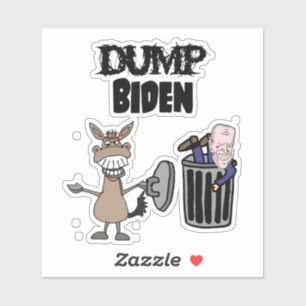 Funny Dump Biden Political Cartoon