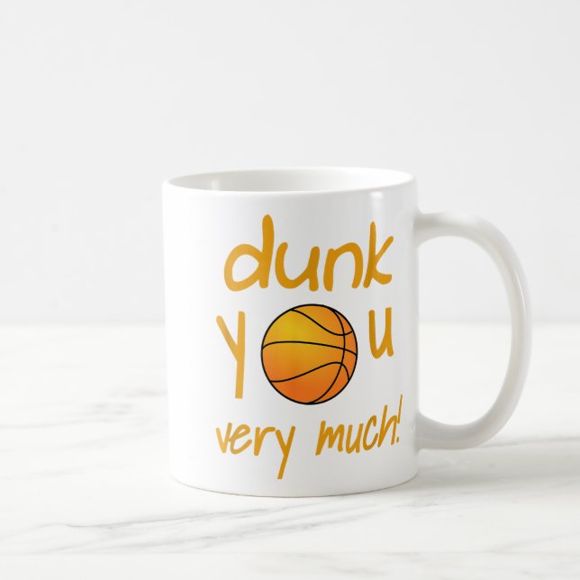 Funny Dunk You Very Much Basketball Summer Camp Sp Coffee Mug (Right)