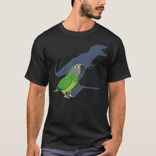Funny Dusky headed Conure T-rex, Dinosaur Parrot P T-Shirt