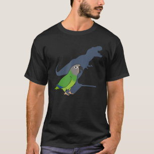 Funny Dusky headed Conure T-rex, Dinosaur Parrot P T-Shirt