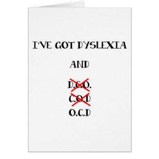 Funny Dyslexia / O.C.D. Design