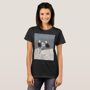 Funny Eagles and Seagull Women's Basic T-Shirt
