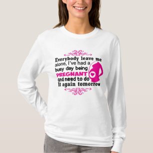 Funny early Pregnancy word art T-Shirt