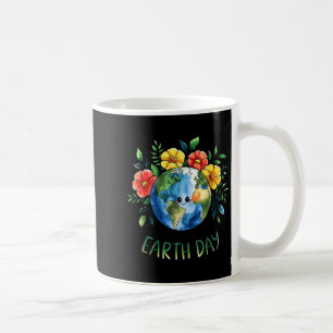 Funny earth day 2026 retro groovy earth day coffee mug