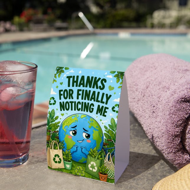 Funny Earth Day Eco Graphic (Insitu(On Table))