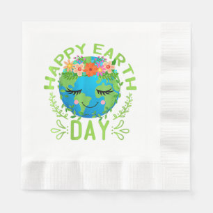 Funny Earth Day Quote Earth Cool Happy Earth Day Napkin