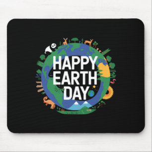 Funny earth happy earth day make earth clean funny mouse pad