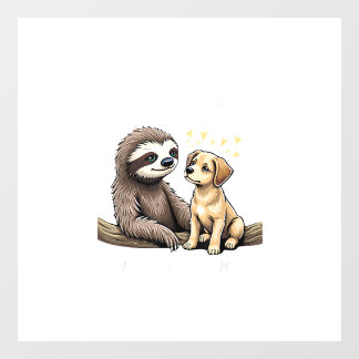 Funny Easily Distracted By Sloths and Dogs T-Shirt