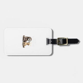Funny Easily Distracted By Sloths and Dogs T-Shirt Luggage Tag