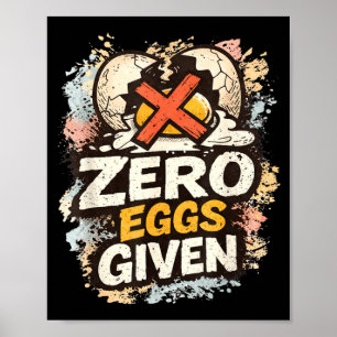 Funny Easter Adult Quote Edgy Sarcastic Bunny Poster