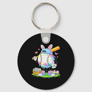 Funny easter baseball bunny egg hunter tank toppng key ring