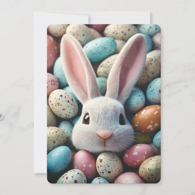 Funny Easter Bunny Card (Front)