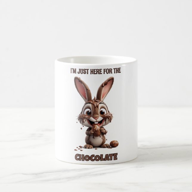 Funny Easter Bunny – Cute & Playful Easter Design Coffee Mug (Center)