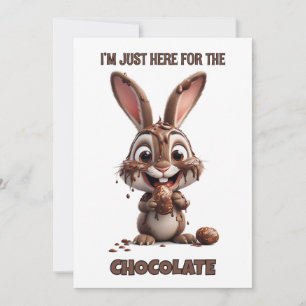 Funny Easter Bunny – Cute & Playful Easter Design Holiday Card