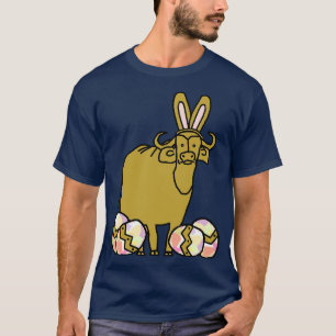 Funny Easter Bunny Ears and Eggs Ox T-Shirt