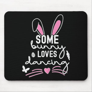 Funny Easter Bunny Ears Dancing Dance Lover Pun Fo Mouse Pad