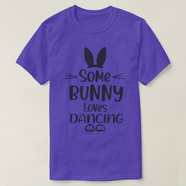 Funny Easter Bunny Ears Dancing  T-Shirt (Design Front)