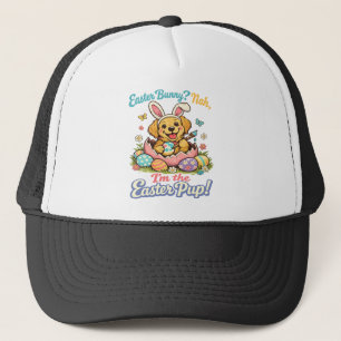 Funny Easter Bunny Ears Pet Lover Art Trucker Hat