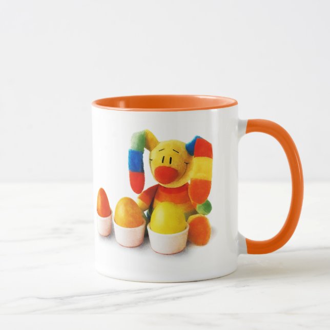 Funny Easter Bunny. Easter Gift Mug for Kids (Right)