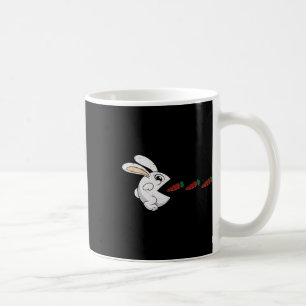 Funny Easter Bunny Eating Chocolate Carrots Rabbit Coffee Mug