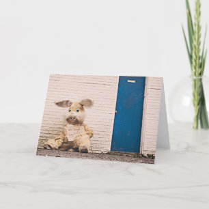 funny easter bunny holiday card