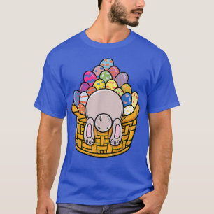 Funny Easter Bunny Rabbit In Egg Basket Adult Kids T-Shirt