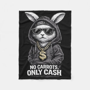 Funny Easter Bunny Shirt For Men Streetwear Hip Ho Fleece Blanket
