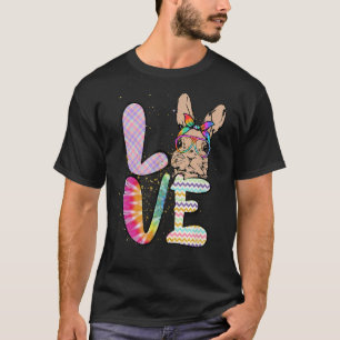 Funny Easter Bunny With Glasses For Women And Rabb T-Shirt