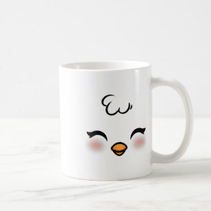 Funny Easter Chick Face Costume Halloween Boys Kid Coffee Mug