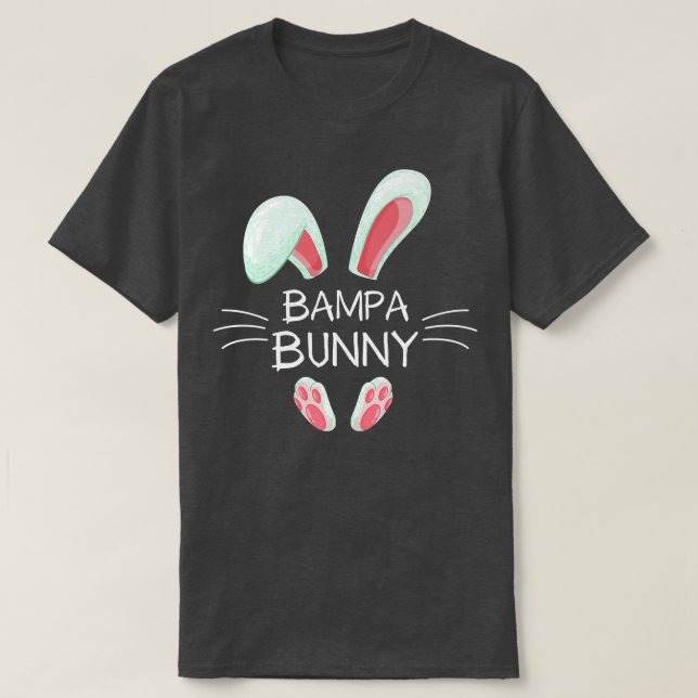 Funny Easter Day Costume Matching Cute Bampa Bunny T-Shirt (Design Front)