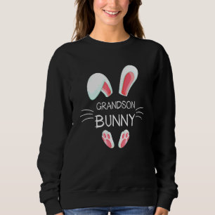 Funny Easter Day Costume Matching Grandson Bunny G Sweatshirt