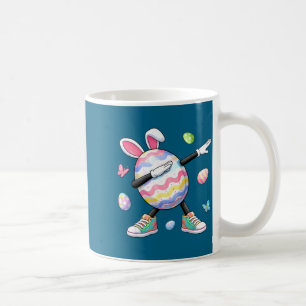 Funny easter day cute dabbing egg boys girls kids  coffee mug
