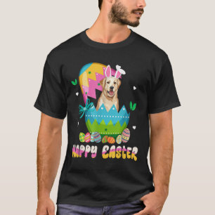 Funny Easter Day Labrador Retriever Dog Bunny Ears T-Shirt