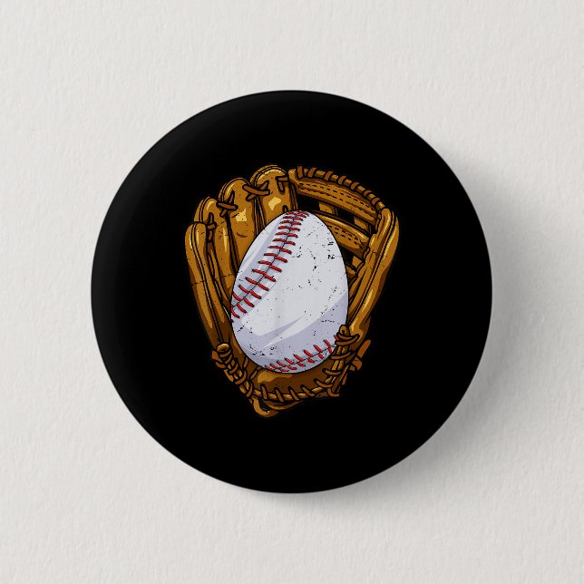 Funny Easter Egg Baseball Egg Hunting Easter Day M 6 Cm Round Badge (Front)