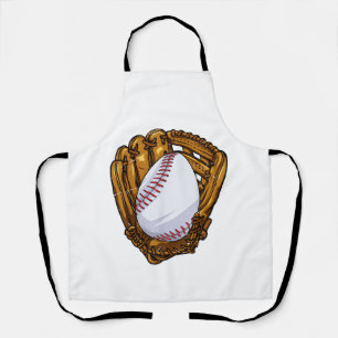 Funny Easter Egg Baseball Egg Hunting Easter Day M Apron