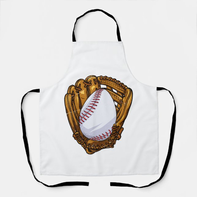 Funny Easter Egg Baseball Egg Hunting Easter Day M Apron (Front)