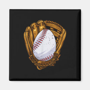 Funny Easter Egg Baseball Egg Hunting Easter Day M Magnet