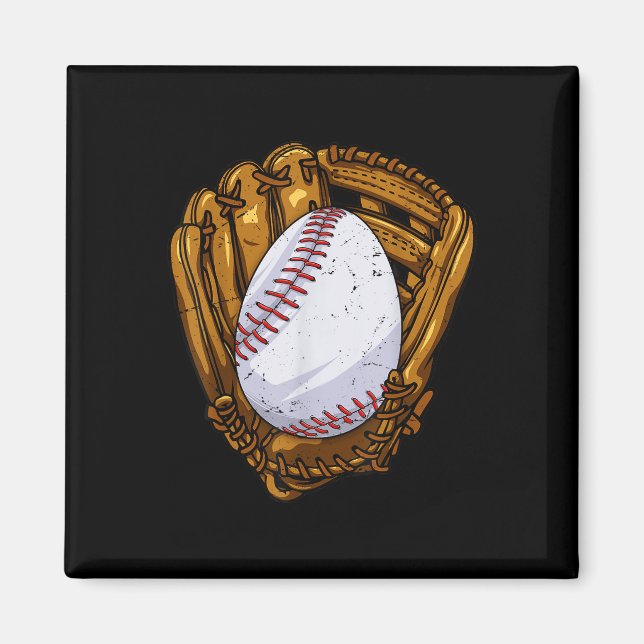 Funny Easter Egg Baseball Egg Hunting Easter Day M Magnet (Front)