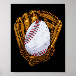 Funny Easter Egg Baseball Egg Hunting Easter Day M Poster