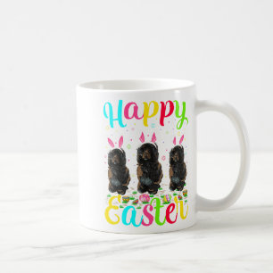 Funny Easter Egg Bunny Portuguese Water Dog Happy Coffee Mug