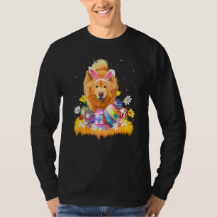 Funny Easter Egg Chow Chow Dog Easter Sunday T-Shirt