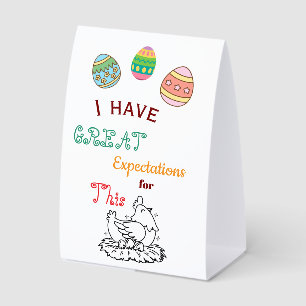 Funny Easter Egg-Cited Expectations Cute Easter